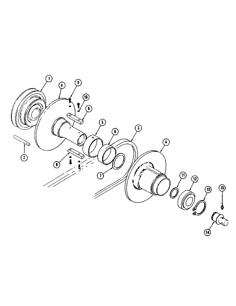 Схема запчастей Case IH 856 - (20) - ENGINE VARI - PULLEY 