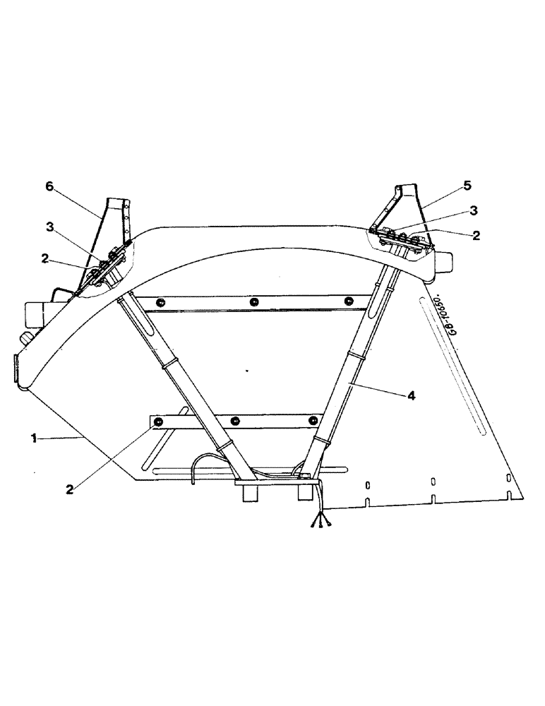 Схема запчастей Case IH 844S - (13-20) - REAR FENDERS, 884S, FOR TRACTORS W/OUT CAB, BUT WITH INSULATING SHEETS, FOR GERMANY ONLY (05) - SUPERSTRUCTURE