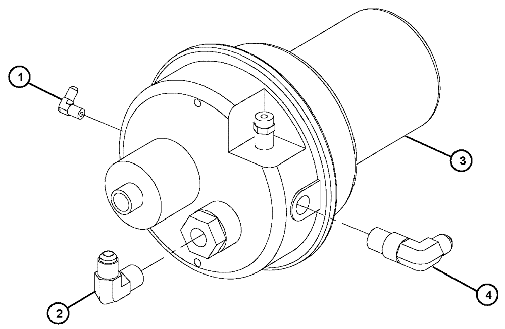 Схема запчастей Case IH 4330 - (07-012) - AIR DRYER GROUP Pneumatics