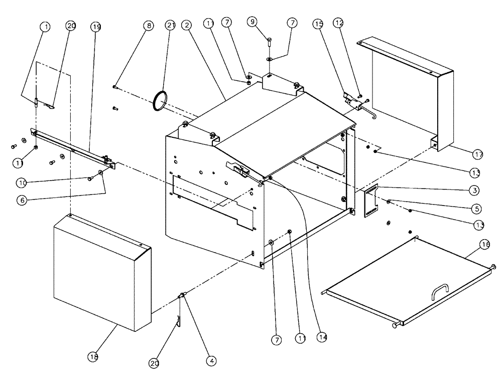 Схема запчастей Case IH 438 - (02-015) - VALVE BOX GROUP, SINGLE, DOUBLE & TRIPLE BIN Bin Group