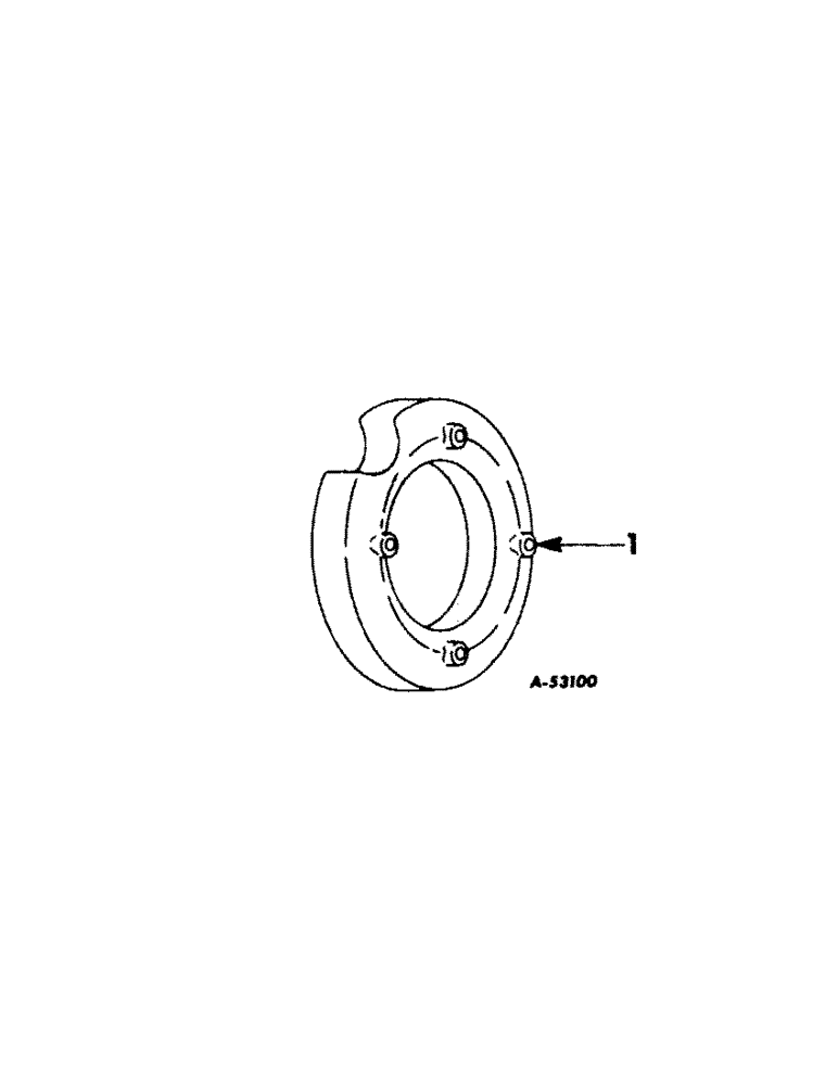 Схема запчастей Case IH 2826 - (02-04) - MISCELLANEOUS, FRONT WHEEL WEIGHTS, FARMALL TRACTORS Accessories & Attachments / Miscellaneous