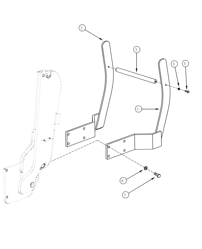 Схема запчастей Case IH L755 - (09-09) - PROTECTIVE ASSY GRILLE (09) - CHASSIS/ATTACHMENTS