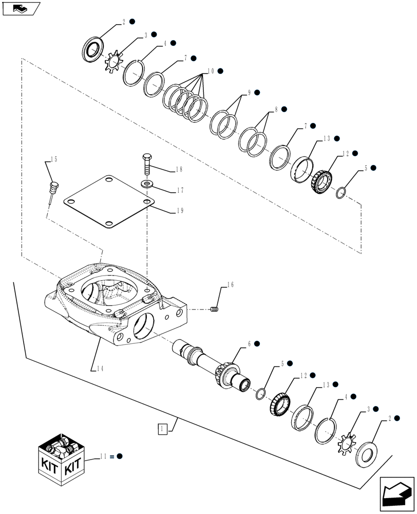 Схема запчастей Case IH RD163 - (58.110.04) - CW & CCW MODULES (58) - ATTACHMENTS/HEADERS