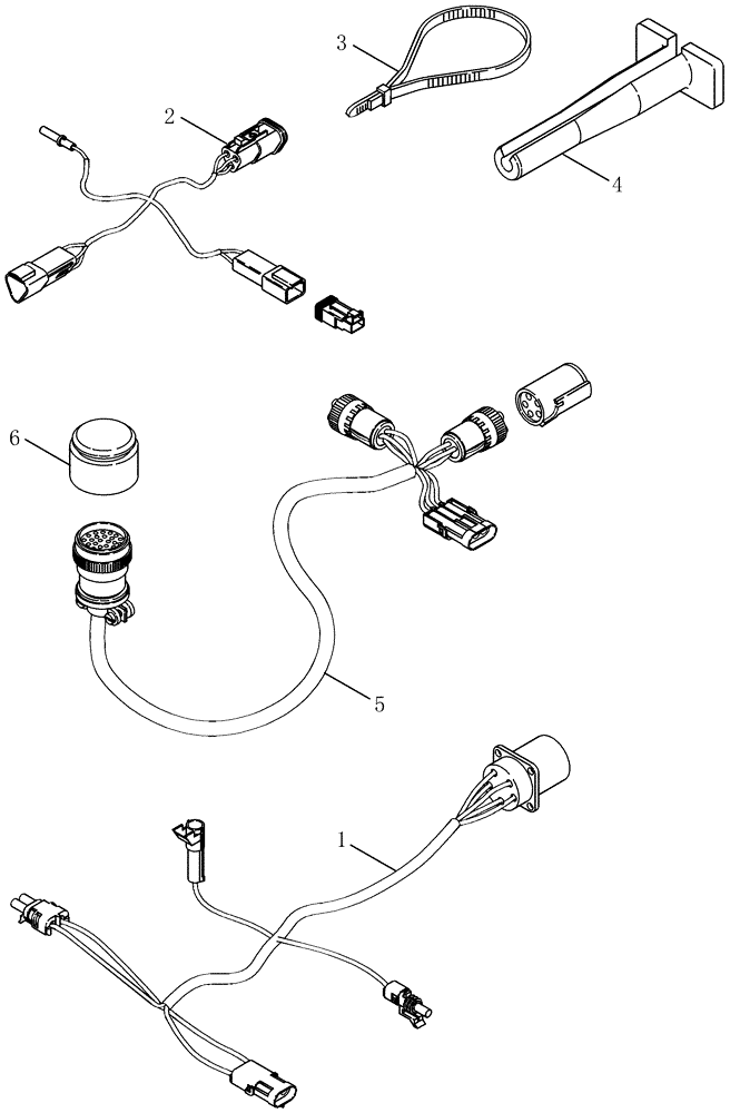 Схема запчастей Case IH 2388 - (04-49) - COMBINE HEADER ADAPTER, ELECTRICAL (06) - ELECTRICAL