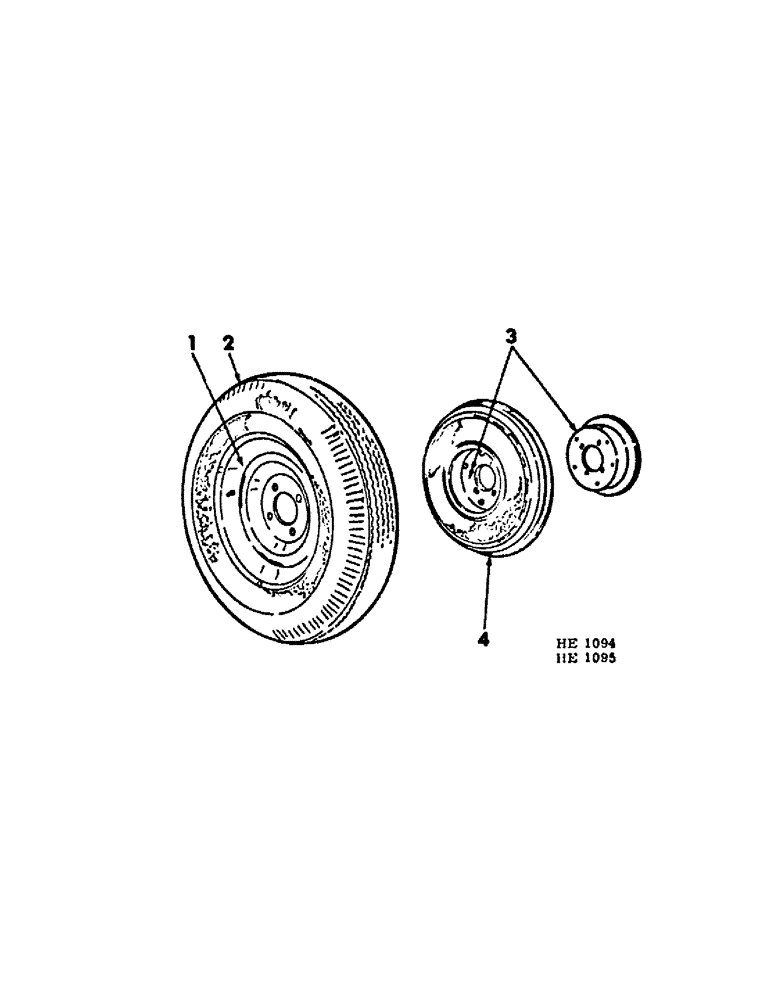 Схема запчастей Case IH 55 - (07-18[A]) - GAUGE WHEEL, TIRE & TUBE 