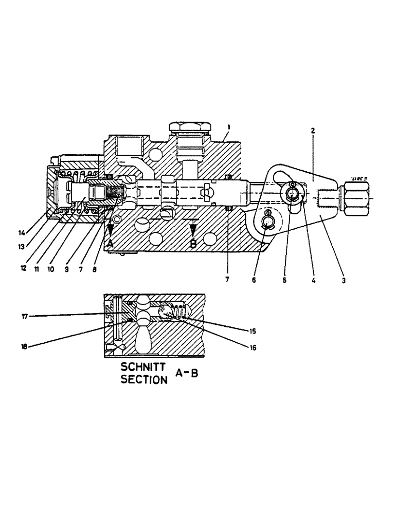 Схема запчастей Case IH 824 - (303) - ADDITIONAL CONTROL VALVE, DOUBLE ACTING (08) - HYDRAULICS