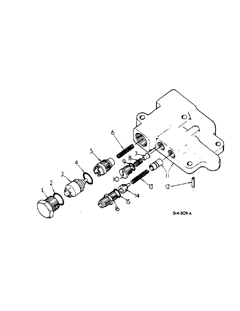 Схема запчастей Case IH 784 - (10-19) - HYDRAULICS, UNLOADING AND FLOW CONTROL VALVE (07) - HYDRAULICS