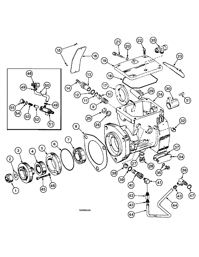 Схема запчастей Case IH D-361 - (8-30) - INTERNATIONAL R. D. FUEL INJECTION PUMP, HOUSING AND COVER, 806 AND 2806 TRACTORS 