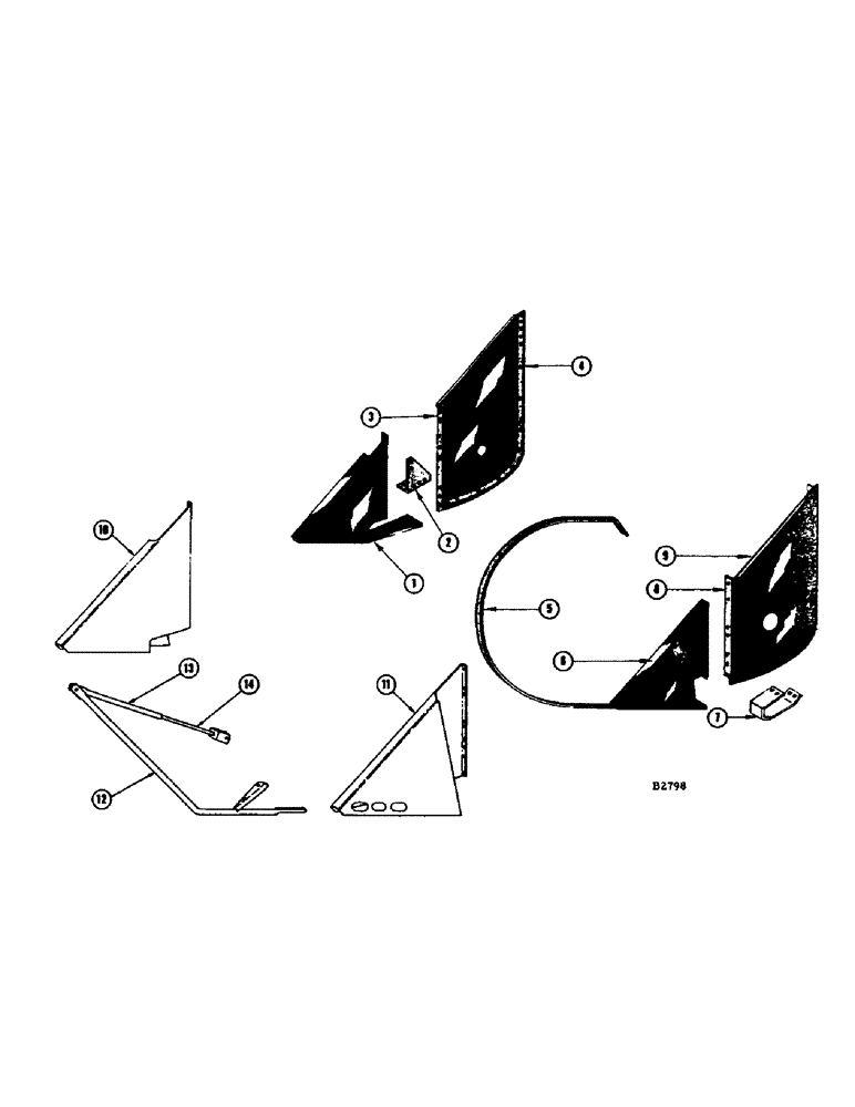 Схема запчастей Case IH 1060 - (080) - AUGER TROUGH HEADS (58) - ATTACHMENTS/HEADERS