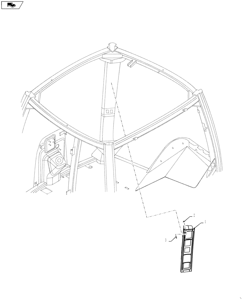 Схема запчастей Case IH 3230 - (55.418.02) - INSTRUMENT ASSEMBLY, ICU (55) - ELECTRICAL SYSTEMS