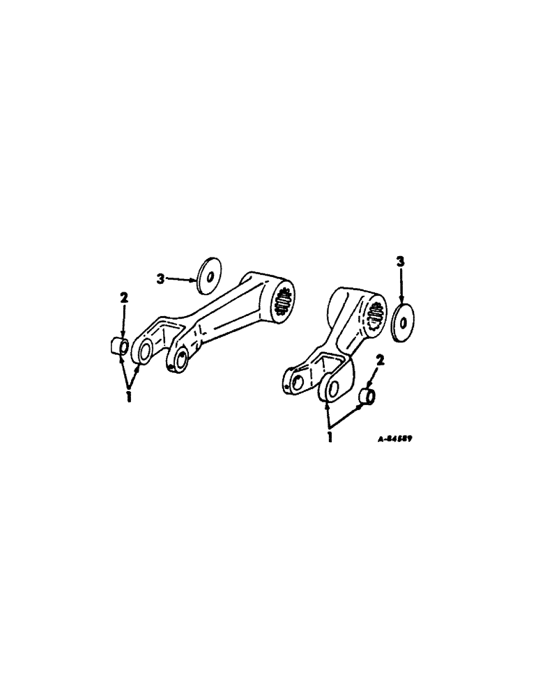 Схема запчастей Case IH 1206 - (F-16[1]) - HYDRAULIC SYSTEM, ROCKSHAFT ARMS, TRACTORS WITH DRAFT CONTROL OR DRAFT SENSING (07) - HYDRAULIC SYSTEM