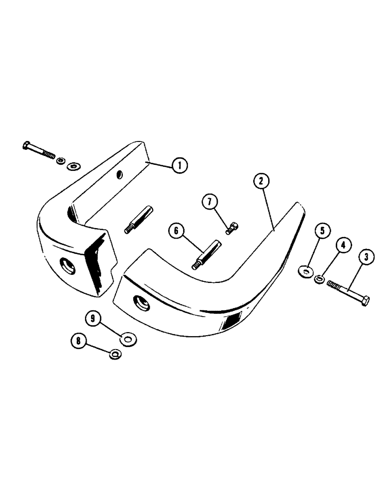 Схема запчастей Case IH 930 - (6-26[2]) - THERMOSTAT, FRONT END WEIGHTS, PAGE 64 (02) - ENGINE