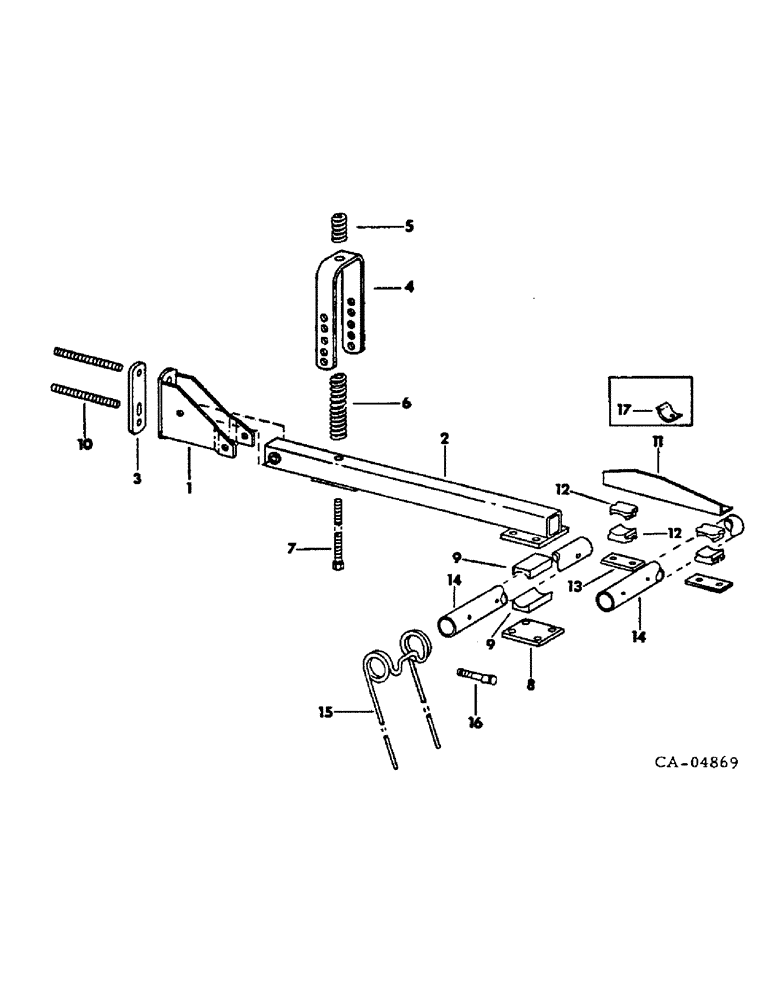 Схема запчастей Case IH 356 - (AU-09) - MULCHER ATTACHMENT 