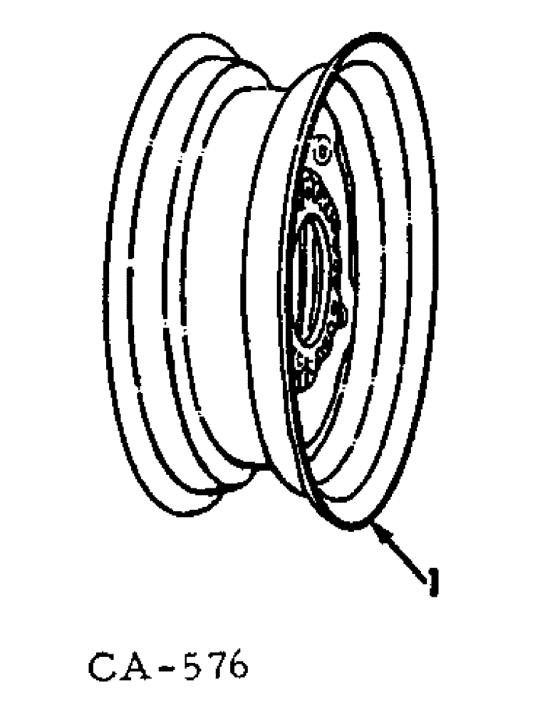 Схема запчастей Case IH 1566 - (15-02) - WHEELS AND TRACTION, FRONT WHEELS Wheels & Traction