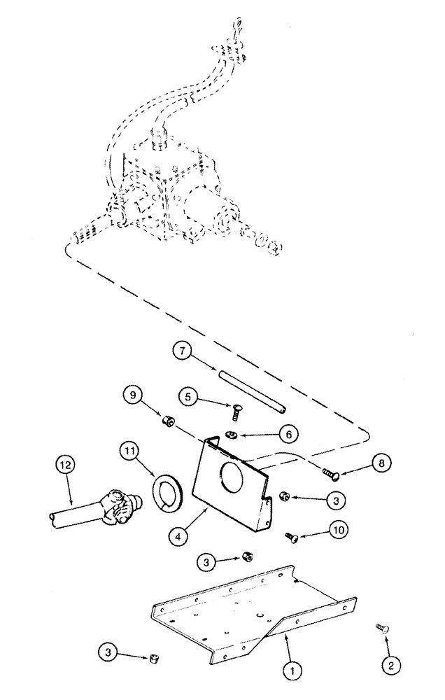 Схема запчастей Case IH 2366 - (09A-09) - FEEDER - MOUNTING, DRIVE AND FAN GEAR (13) - FEEDER