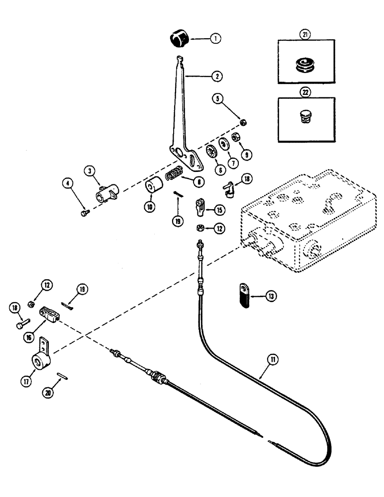 Схема запчастей Case IH 2390 - (8-298) - HITCH SYSTEM, DRAFT SENSING CONTROLS (08) - HYDRAULICS