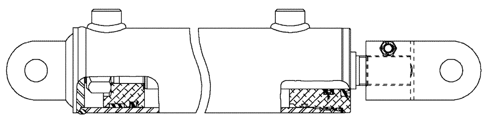 Схема запчастей Case IH 810 - (07-005) - CYLINDER, INNER BOOM FOLD Hydraulic Components