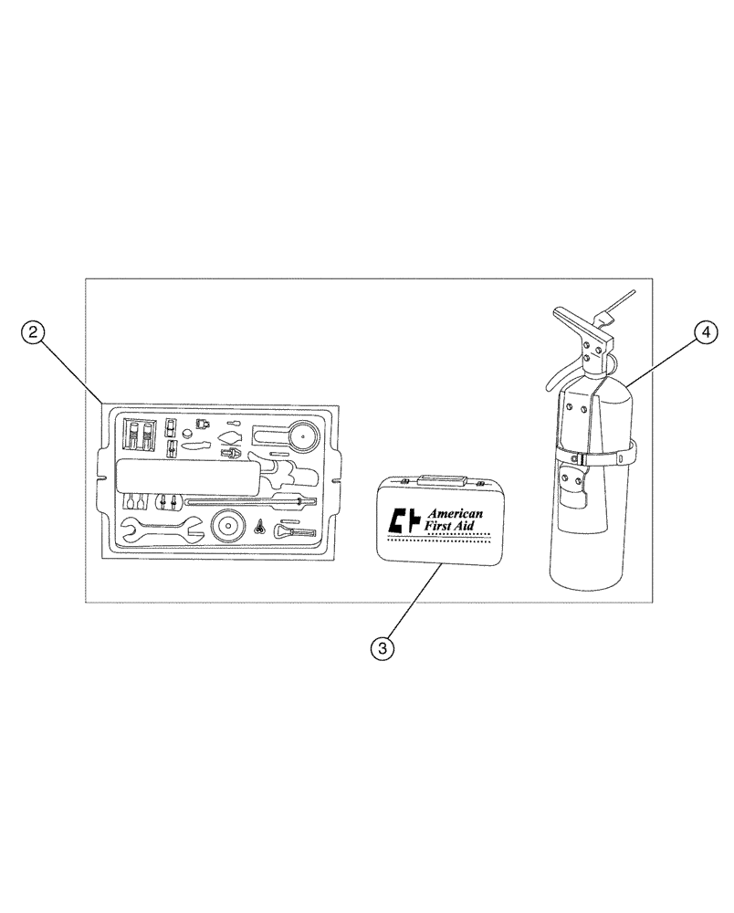 Схема запчастей Case IH 4330 - (10-012) - ACCESSORIES Options