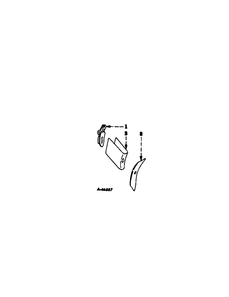 Схема запчастей Case IH 82-SERIES - (B-25[A]) - SHOVEL OPENER 