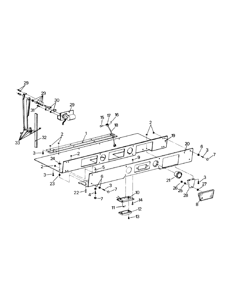 Схема запчастей Case IH KP-525 - (01-17) - FRONT CONSOLE (10) - CAB