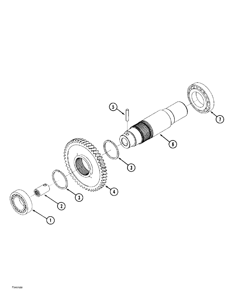 Схема запчастей Case IH 9390 - (6-048) - 12 SPEED SYNCHROSHIFT TRANSMISSION ASSEMBLY, PUMP DRIVE (06) - POWER TRAIN