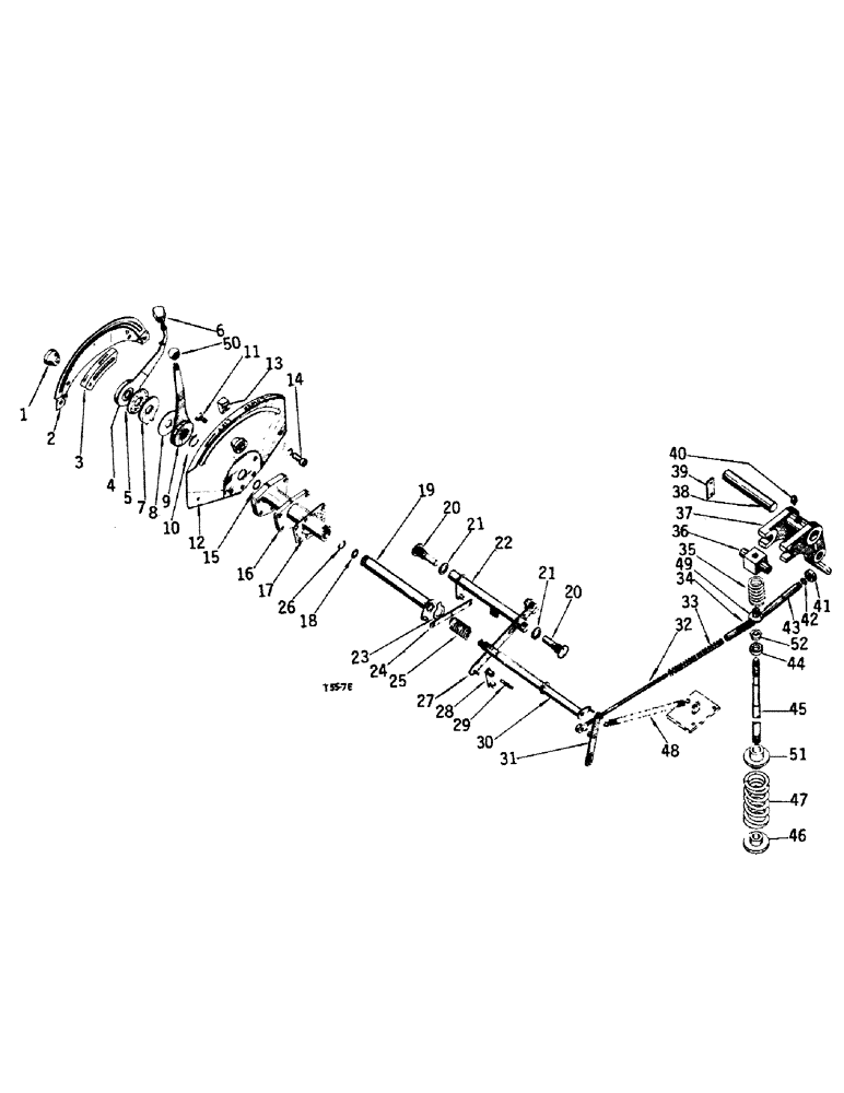 Схема запчастей Case IH 384 - (10-04) - HYDRAULICS, DRAFT CONTROL LINKAGE (07) - HYDRAULICS