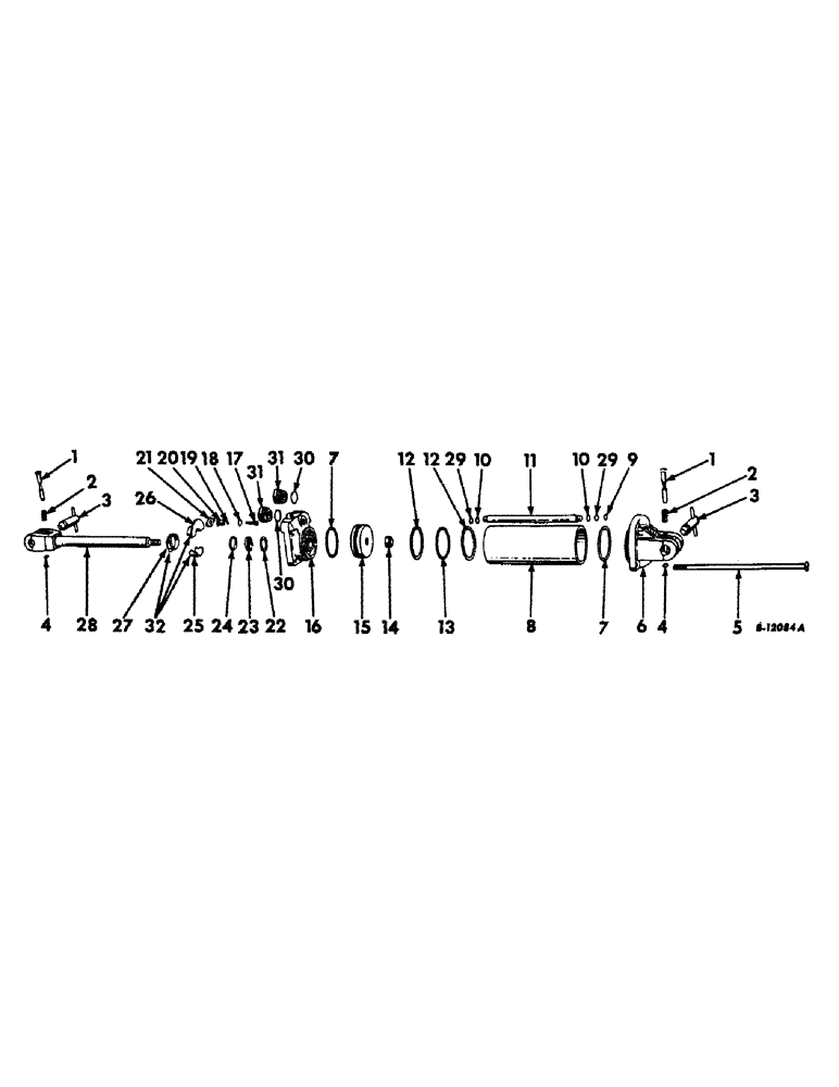 Схема запчастей Case IH 660 - (240) - HYDRAULIC SYSTEM, HYDRAULIC EQUIPMENT, HYDRAULIC CYLINDER (07) - HYDRAULIC SYSTEM