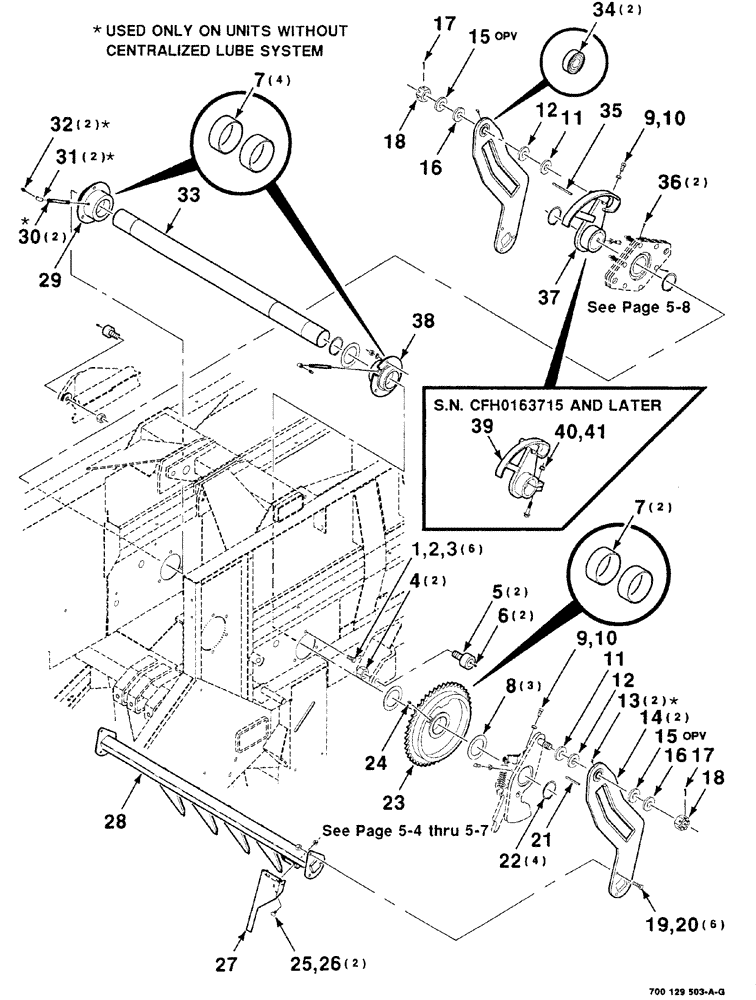 Схема запчастей Case IH 8576 - (05-002) - CHARGE ASSEMBLY (16) - BALE EJECTOR