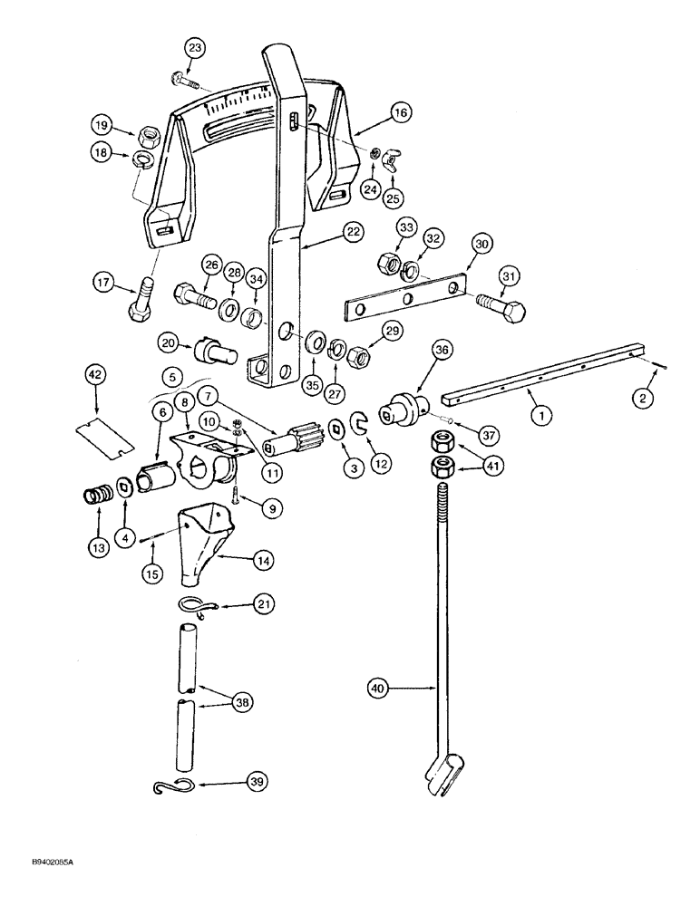 Схема запчастей Case IH 7100 - (9-050) - GRASS SEED ATTACHMENT, FEED MECHANISM, USED WITH 16 X 10 AND 18 X 8 INCH DRILL (09) - CHASSIS/ATTACHMENTS