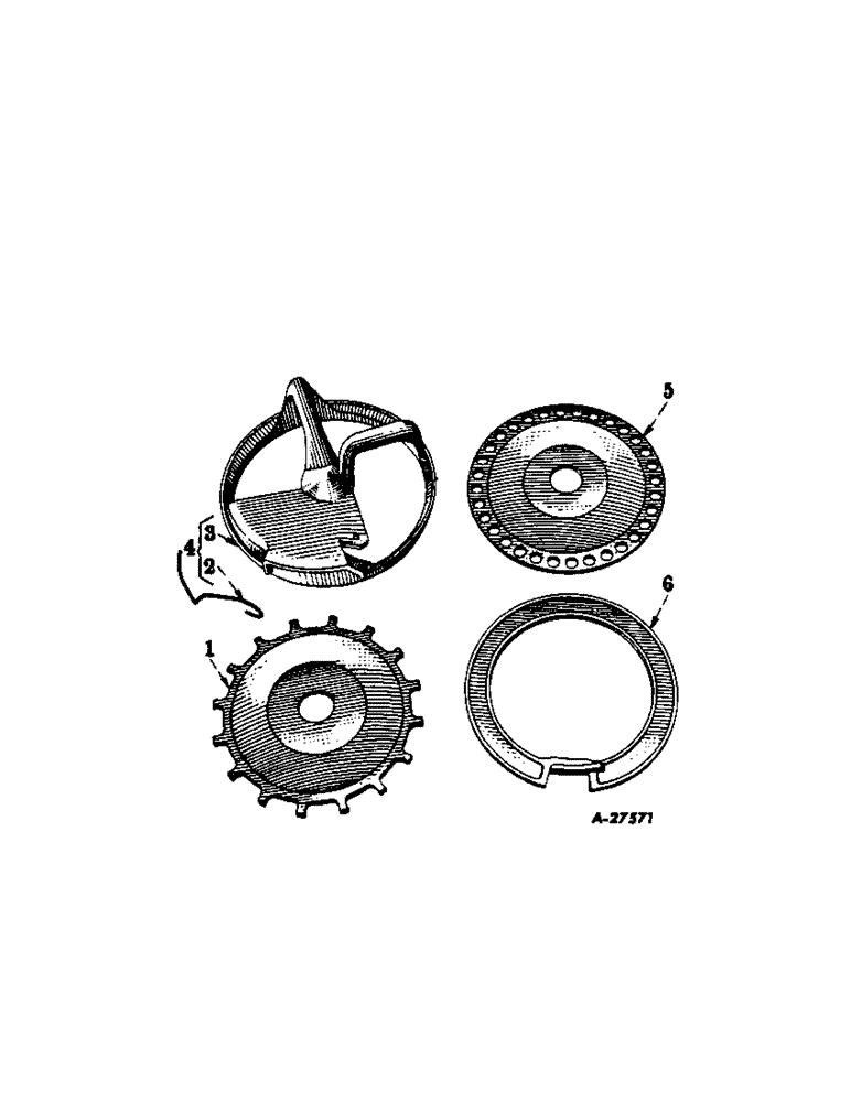 Схема запчастей Case IH 185 - (B-24[A]) - PEANUT PLANTING EQUIPMENT, 1966 TO 1967, ONE PER ROW 