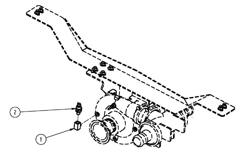 Схема запчастей Case IH SPX4410 - (09-066) - PRESSURE SENDER GROUP, PUMP Liquid Plumbing