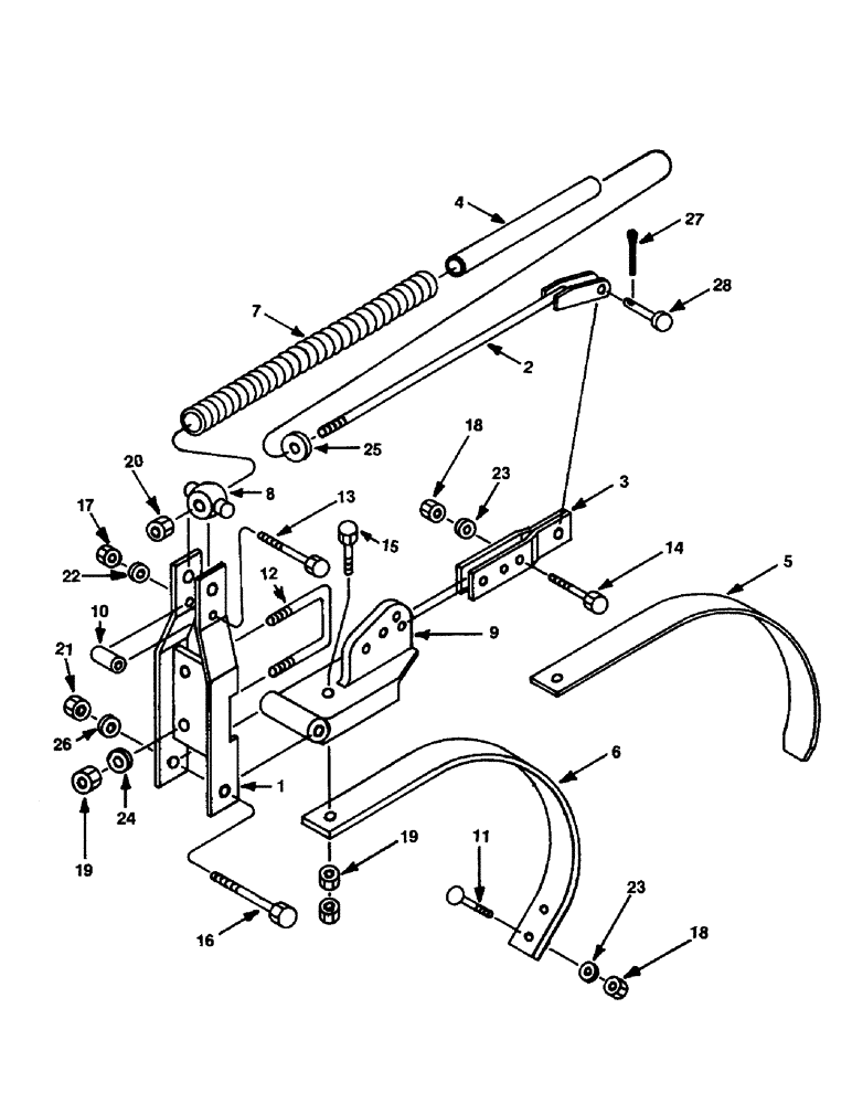 Схема запчастей Case IH 1200M-SERIES - (094) - PITCHMASTER SHANK ASSEMBLY, 1200T, 1200M OLD STYLE, 1200W, 32 FOOT, NEW STYLE, 1200W, 38 FOOT 