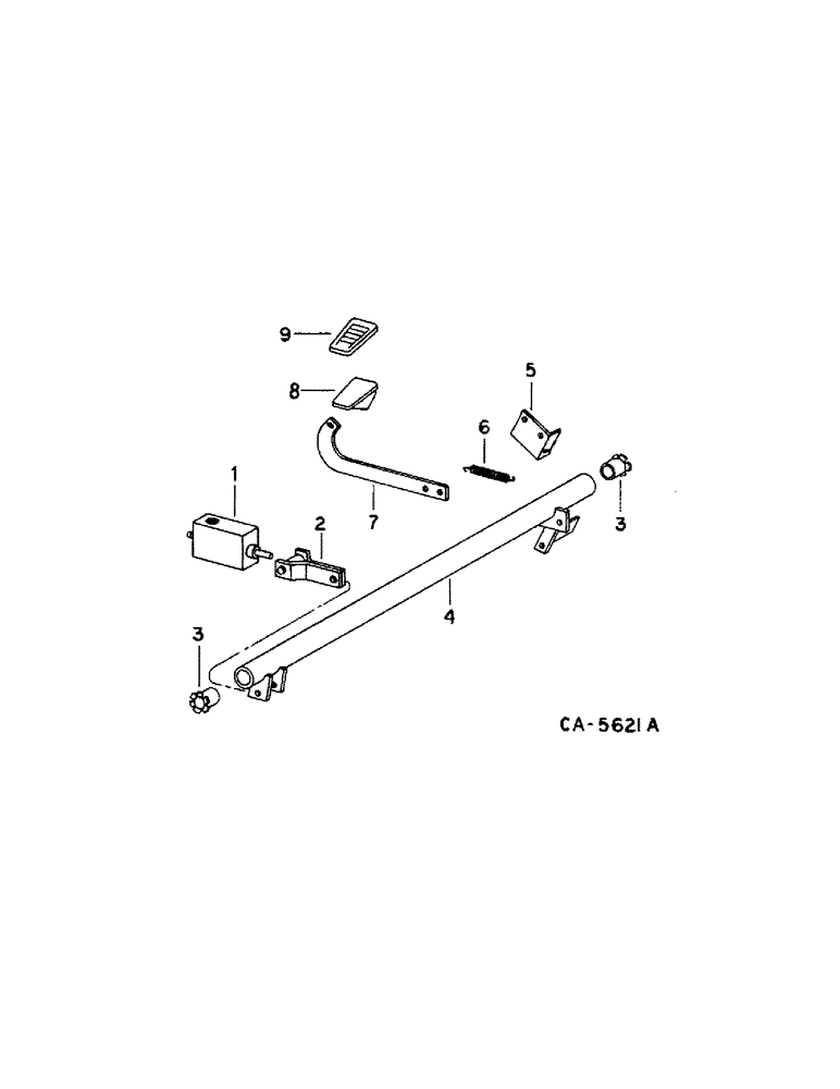 Схема запчастей Case IH 1460 - (10-45) - HYDRAULICS, FOOT-N-INCH AND CONTROLS, S/N 23248 AND BELOW (07) - HYDRAULICS