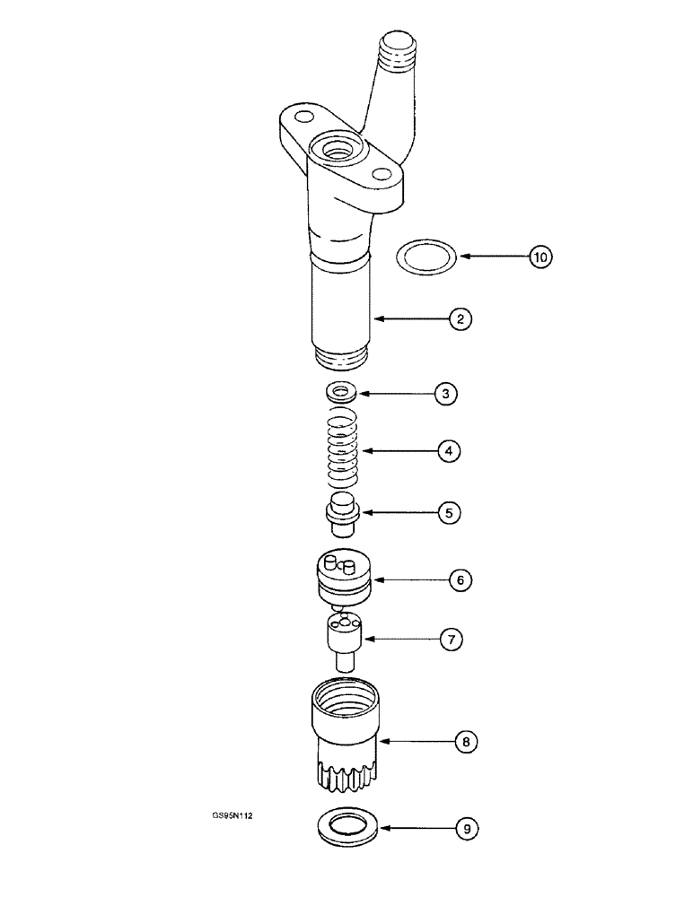 Схема запчастей Case IH DT-361 - (8-48) - NOZZLE AND HOLDER, 806 & 2806 W/ENGINE S/N 24301 & AFTER, 1206 & 21206 W/ENGINE S/N 11541 & AFTER 