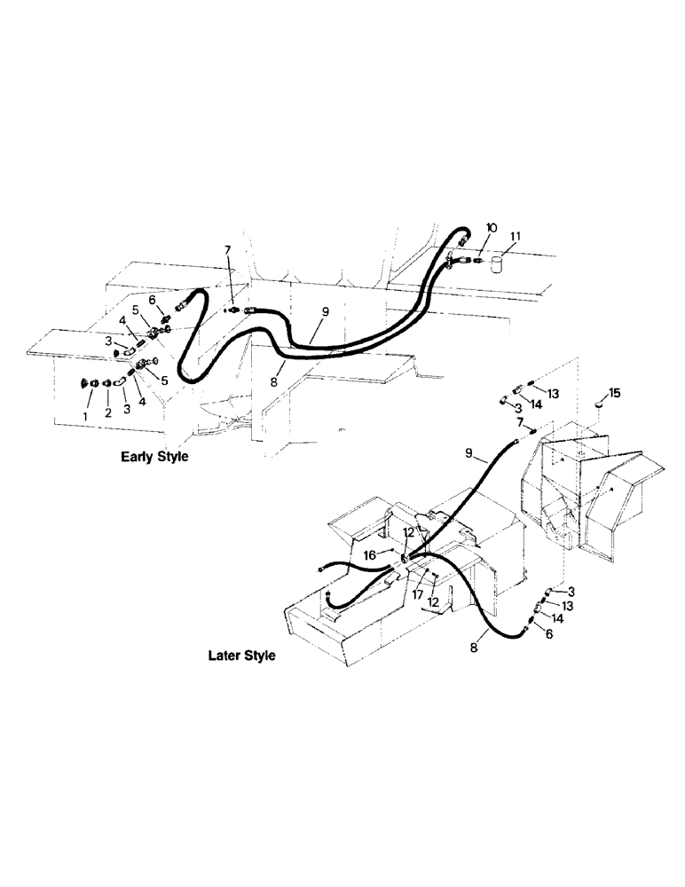 Схема запчастей Case IH ST250 - (07-03) - FUEL SYSTEMS, 855 CUMMINS ENGINES (02) - FUEL SYSTEM