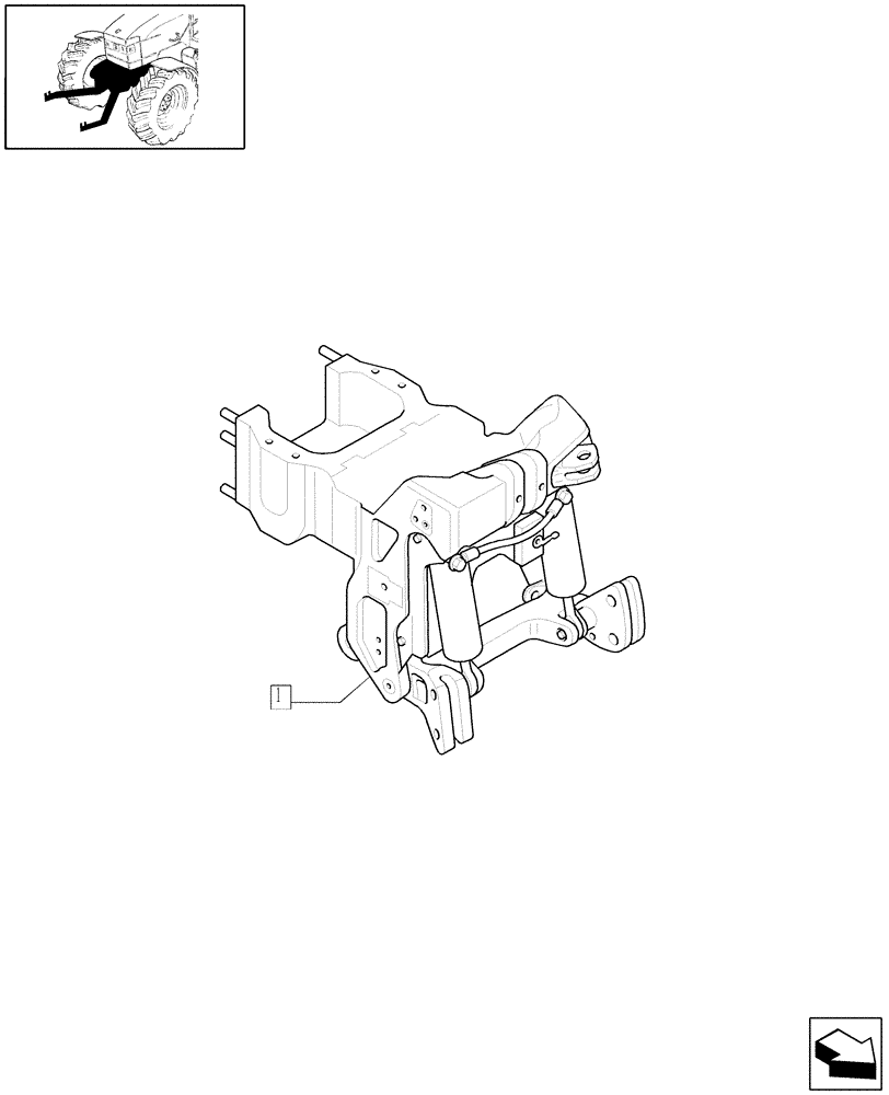 Схема запчастей Case IH PUMA 180 - (1.81.9/01[01]) - (VAR.090) FRONT HPL FOR MID MOUNT REMOTES LESS PTO, WITH AUX. COUPLERS - LIFTER - C5688 (07) - HYDRAULIC SYSTEM