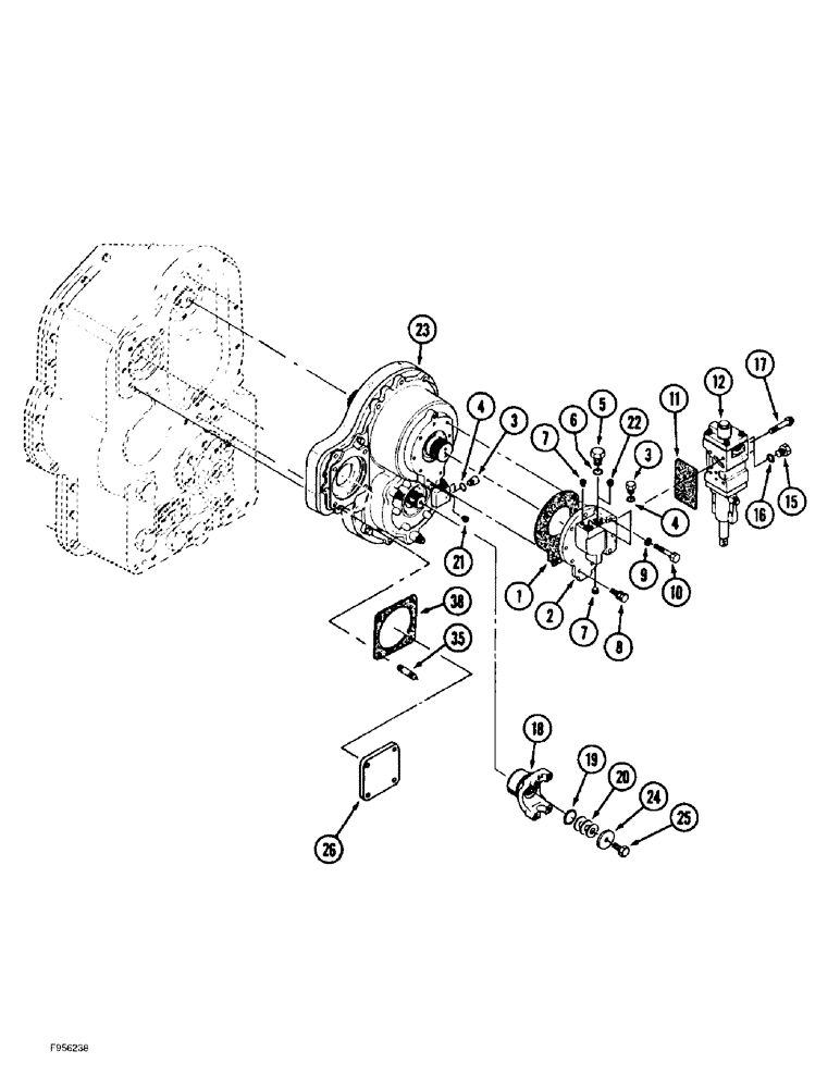 Схема запчастей Case IH 9350 - (6-140) - PTO CLUTCH ASSEMBLY (06) - POWER TRAIN