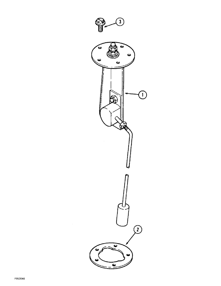 Схема запчастей Case IH 9350 - (3-04) - FUEL TANK SENSOR (03) - FUEL SYSTEM