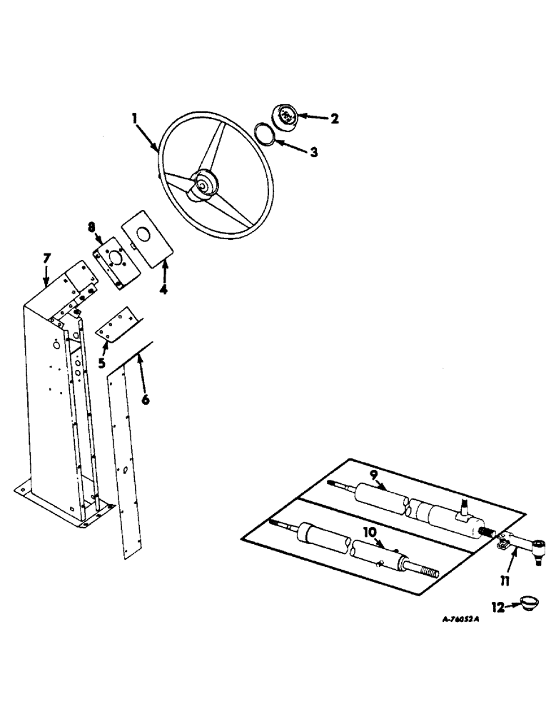 Схема запчастей Case IH 303 - (107) - STEERING, SERIAL NO. 7278 AND ABOVE (41) - STEERING