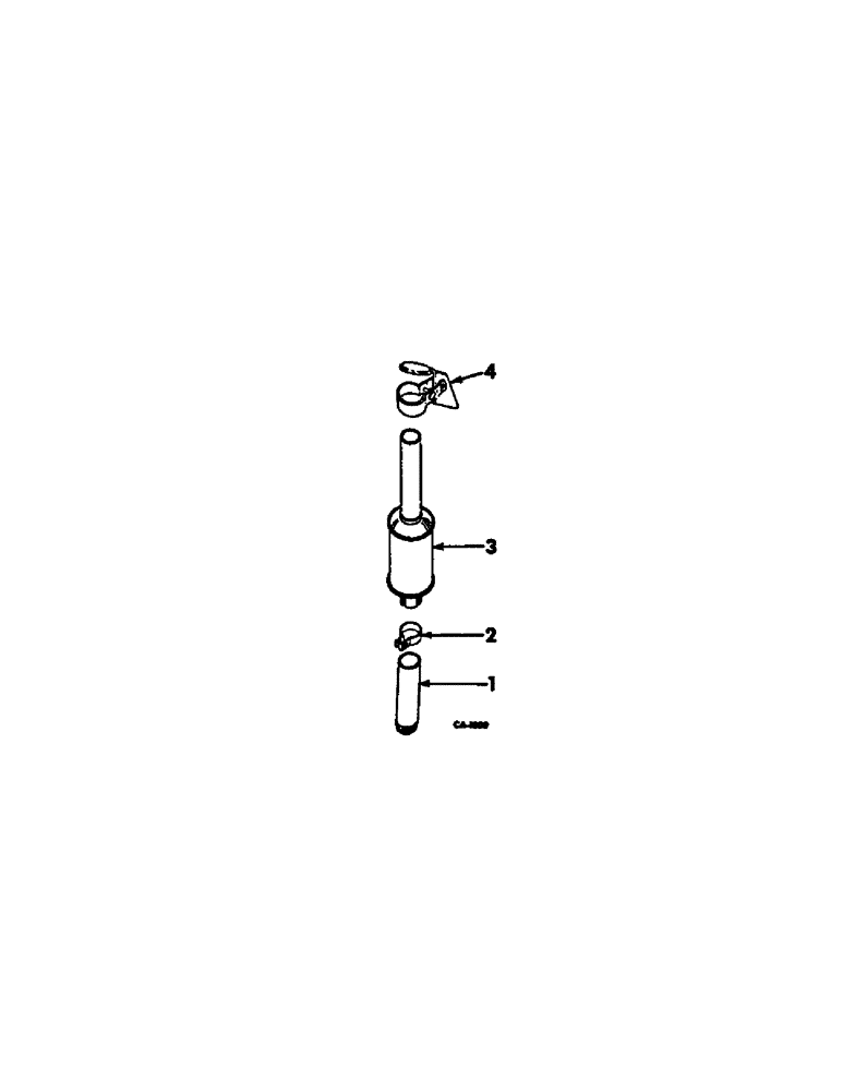 Схема запчастей Case IH 503 - (350[1]) - EXHAUST SYSTEM (10) - ENGINE