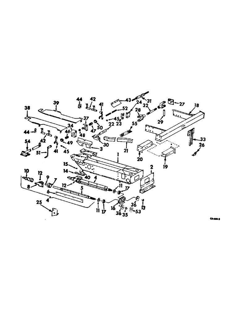 Схема запчастей Case IH 763 - (N-18) - STALK ROLL FRAME AND ROLLS, 763CH SERIAL NO. 895 AND BELOW (58) - ATTACHMENTS/HEADERS