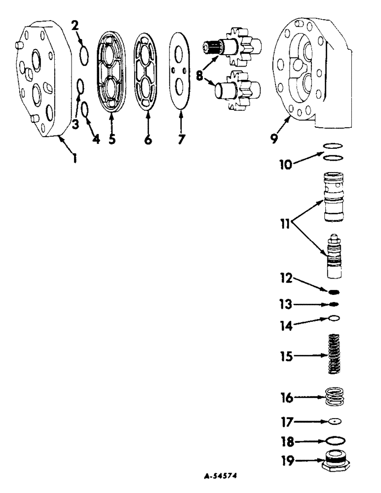 Схема запчастей Case IH 340 - (214) - HYDRAULIC SYSTEM, TRANSMISSION DRIVEN HYDRAULIC POWER STEERING, CESSNA, 340 SERIES (07) - HYDRAULIC SYSTEM