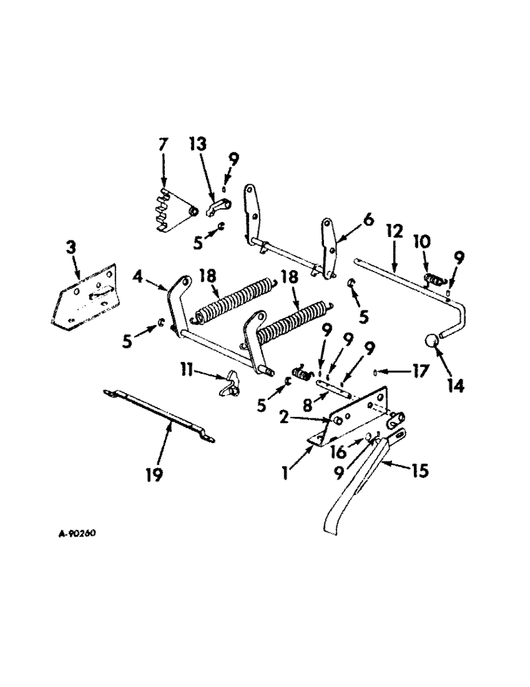 Схема запчастей Case IH 2826 - (13-11) - SUPERSTRUCTURE, ADJUSTABLE SEAT BASE (05) - SUPERSTRUCTURE