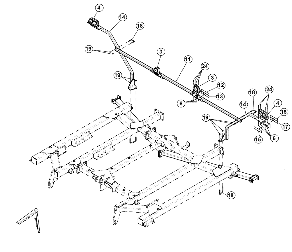 Схема запчастей Case IH RMX370 - (55.404.03) - 37 FOOT LIGHT PARTS (55) - ELECTRICAL SYSTEMS