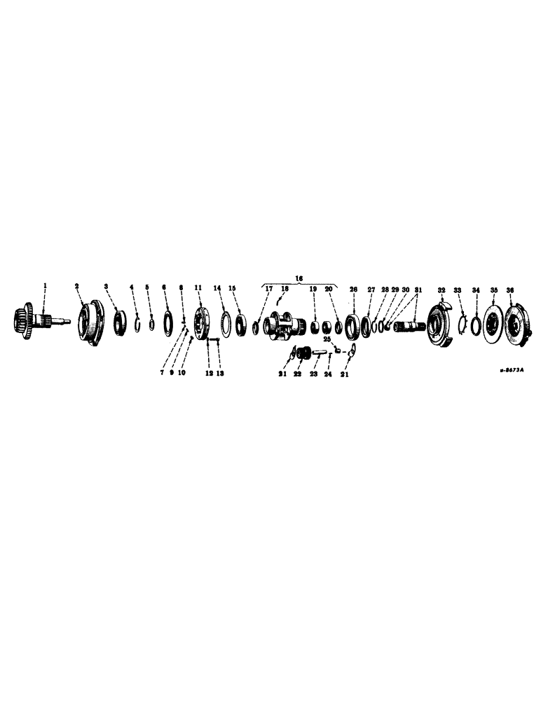 Схема запчастей Case IH 660 - (152) - REAR FRAME AND DRIVING MECHANISMS, TORQUE AMPLIFIER Rear Frame & Driving Mechanisms