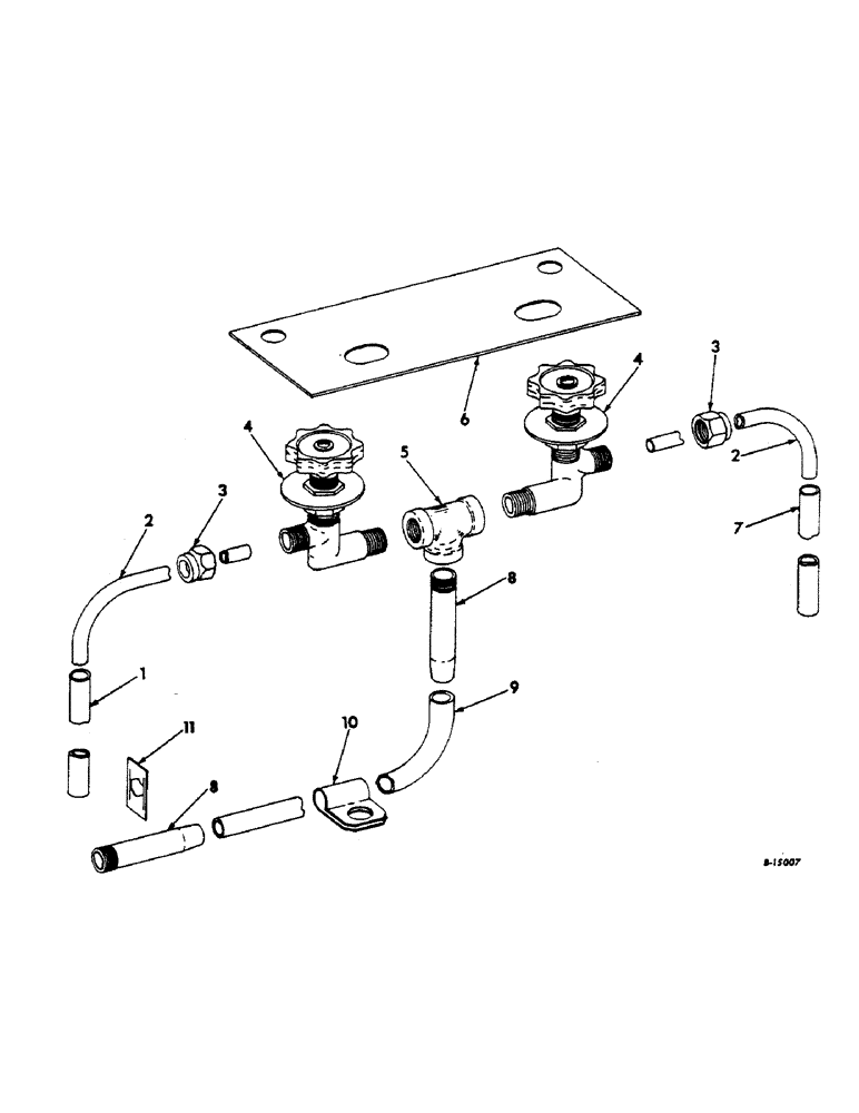 Схема запчастей Case IH 420 - (013) - WATER LINES, IN DRUM, 4141120G THROUGH 1568G, 4202050G THROUGH 2820G (60) - PRODUCT FEEDING