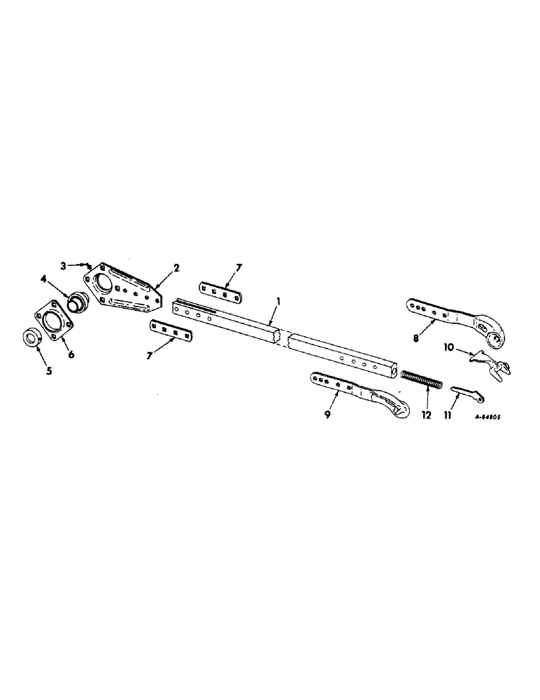 Схема запчастей Case IH 230 - (J-08) - DRIVE, PITMAN 