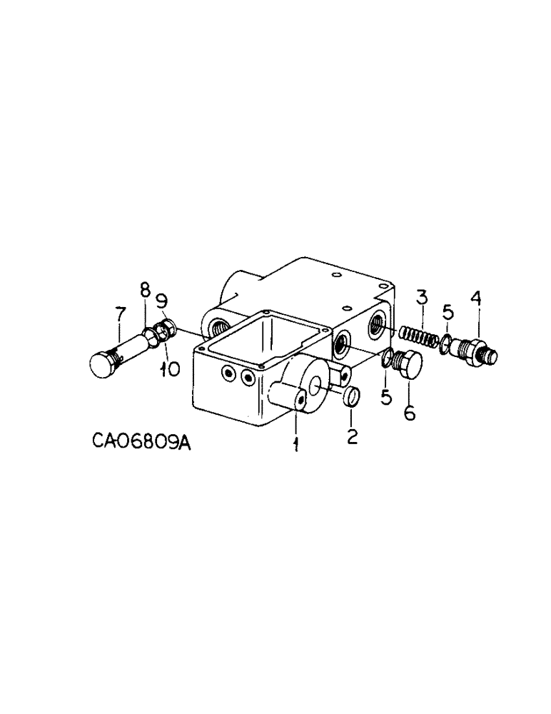 Схема запчастей Case IH 3688 - (10-11) - HYDRAULICS, PRIORITY VALVE ASSY, 3688 TRACTORS WITHOUT DRAFT CONTROL (07) - HYDRAULICS