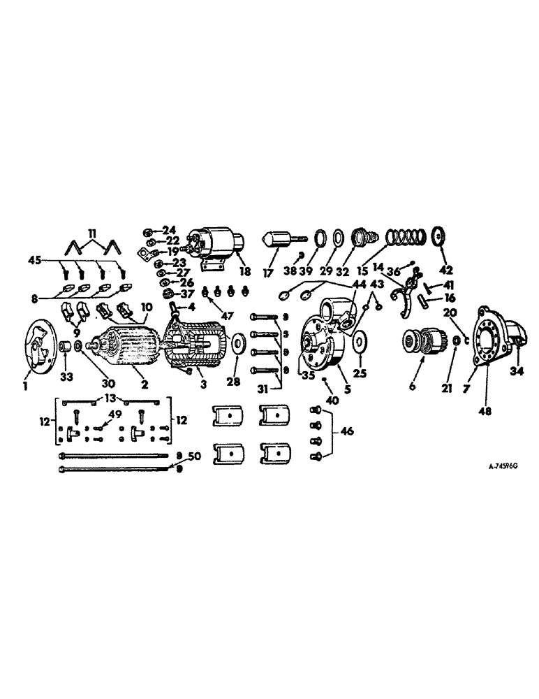 Схема запчастей Case IH 21456 - (08-04) - ELECTRICAL, CRANKING MOTOR, DELCO REMY (06) - ELECTRICAL