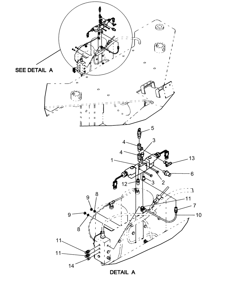 Схема запчастей Case IH 1260 - (75.200.28[02]) - PNEUMATIC DOWN PRESSURE - PILOT VALVE (75) - SOIL PREPARATION